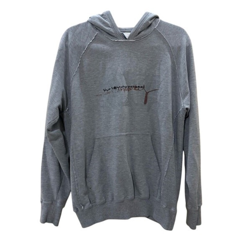 Hurley Gray‎ Pullover Hoodie Men's Casual Size Medium Comfort Wear